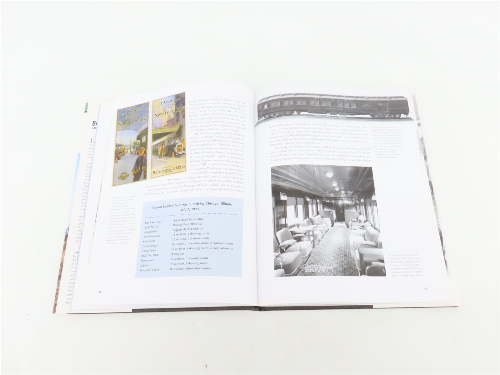 Baltimore & Ohio's Capitol Limited & National Limited by Joe Welsh ©2007 HC Book