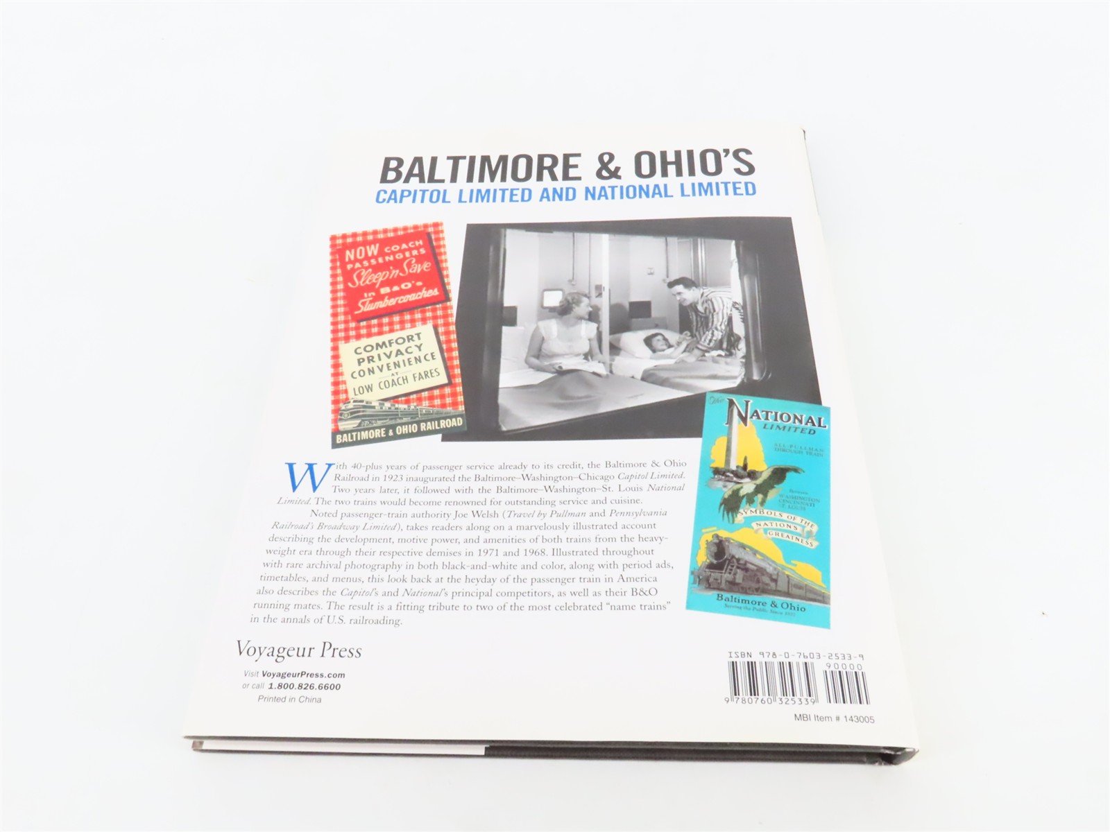 Baltimore & Ohio's Capitol Limited & National Limited by Joe Welsh ©2007 HC Book