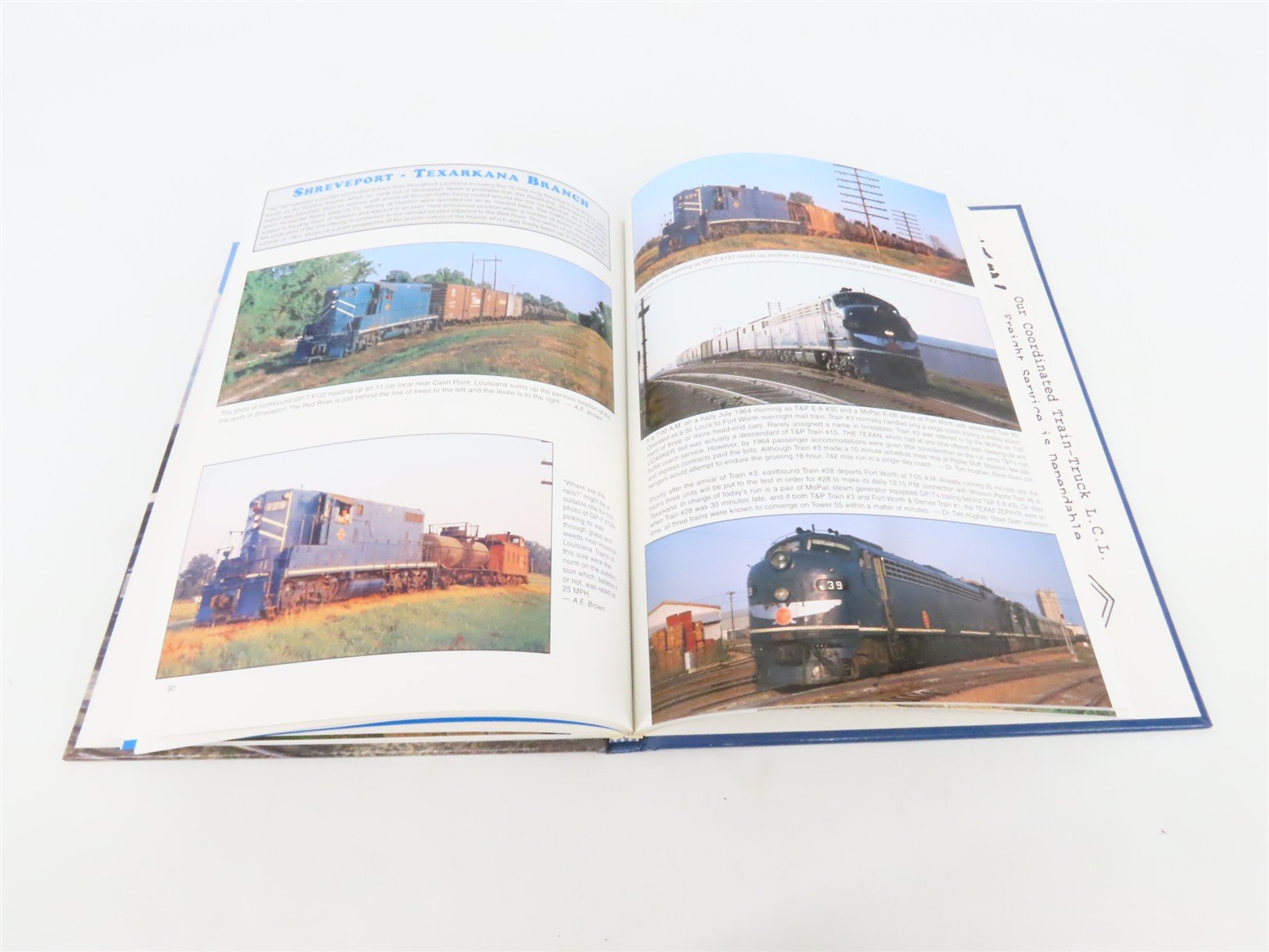 Texas & Pacific Color Pictorial by Steven Allen Goen ©1997 HC Book