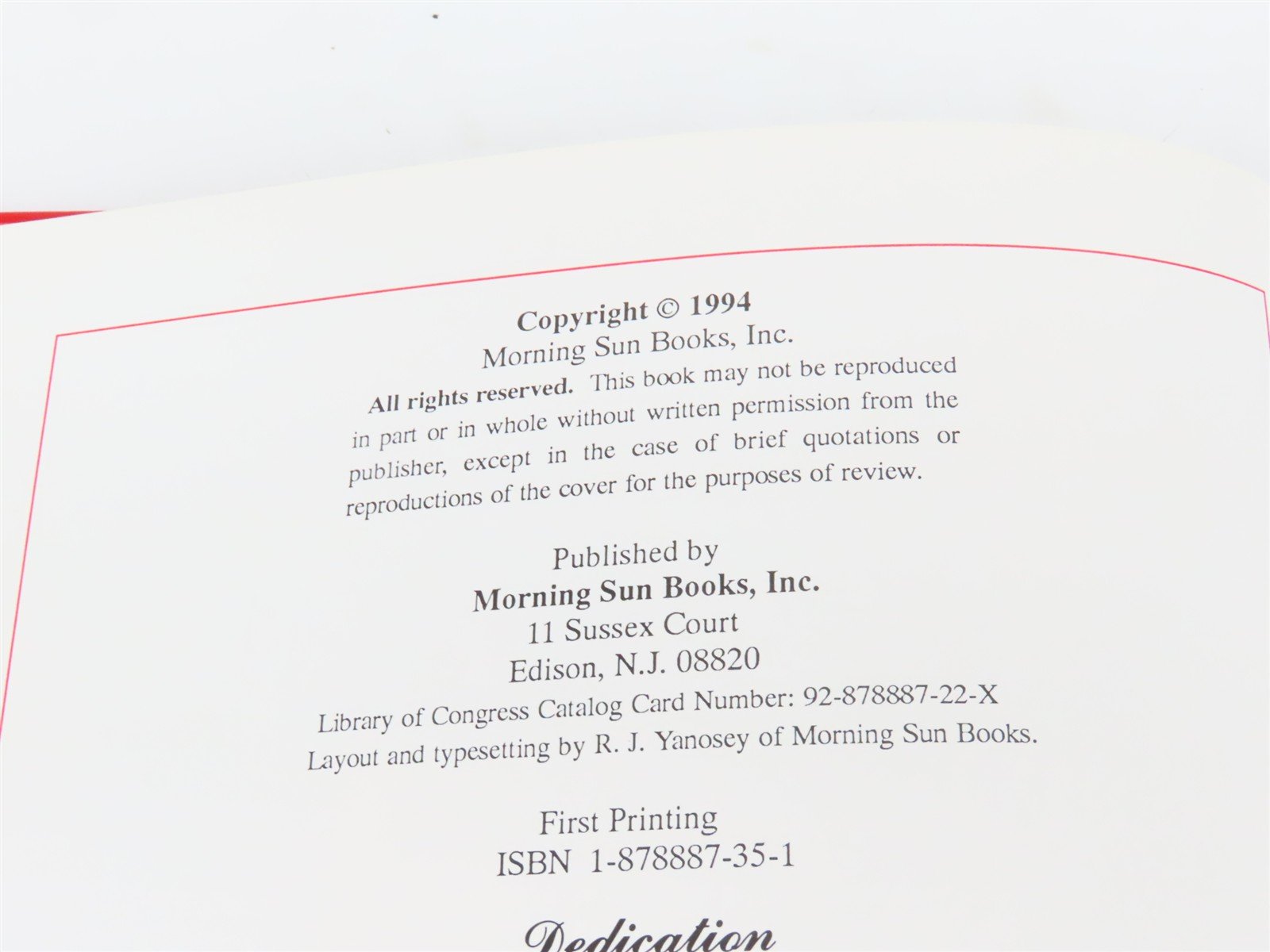 Morning Sun: Santa Fe 1940-1971 In Color Vol. 4: Texas-El Capitan ©1994 HC Book