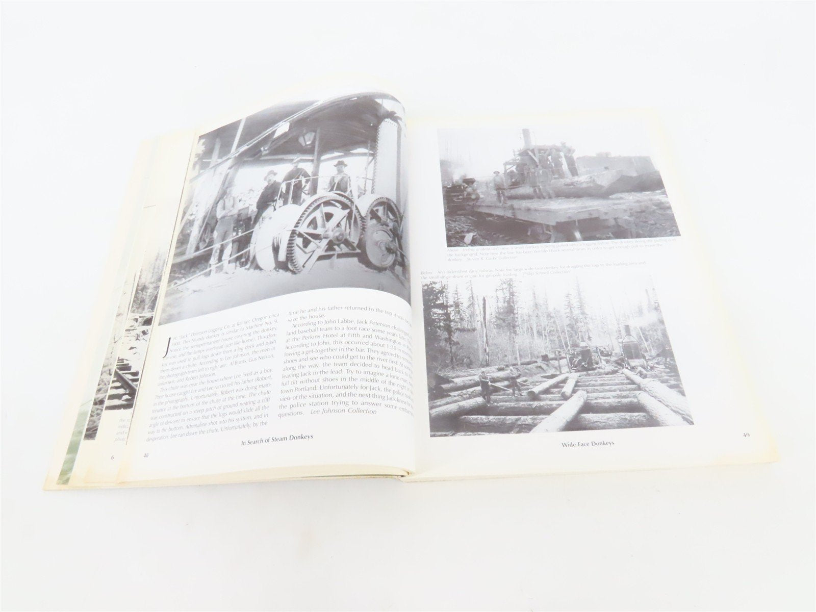 In Search of Steam Donkeys by Merv Johnson ©1996 SC Book
