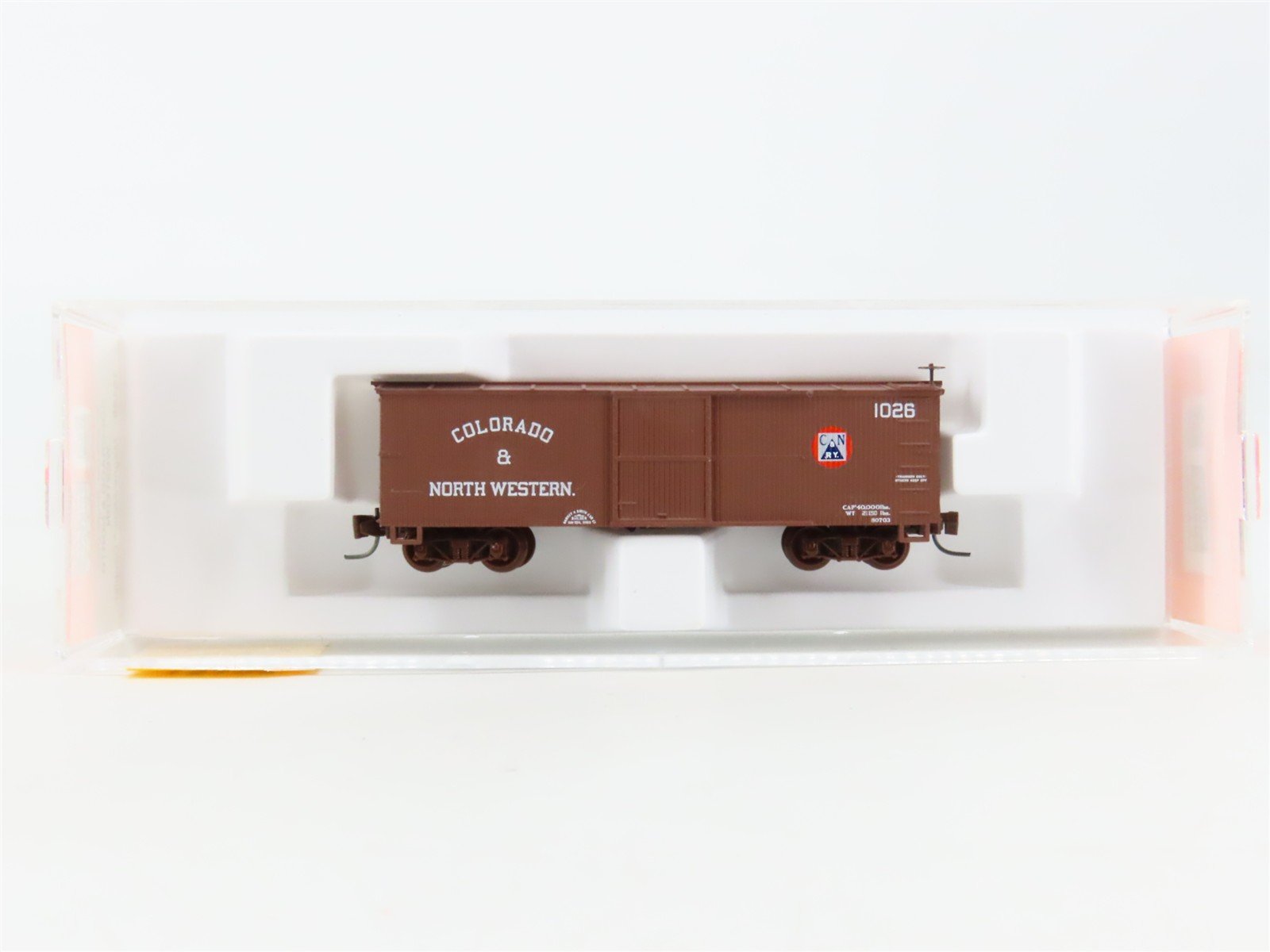 Nn3 Scale Micro-Trains MTL 15108 C&N Colorado & North Western 30' Box Car #1026