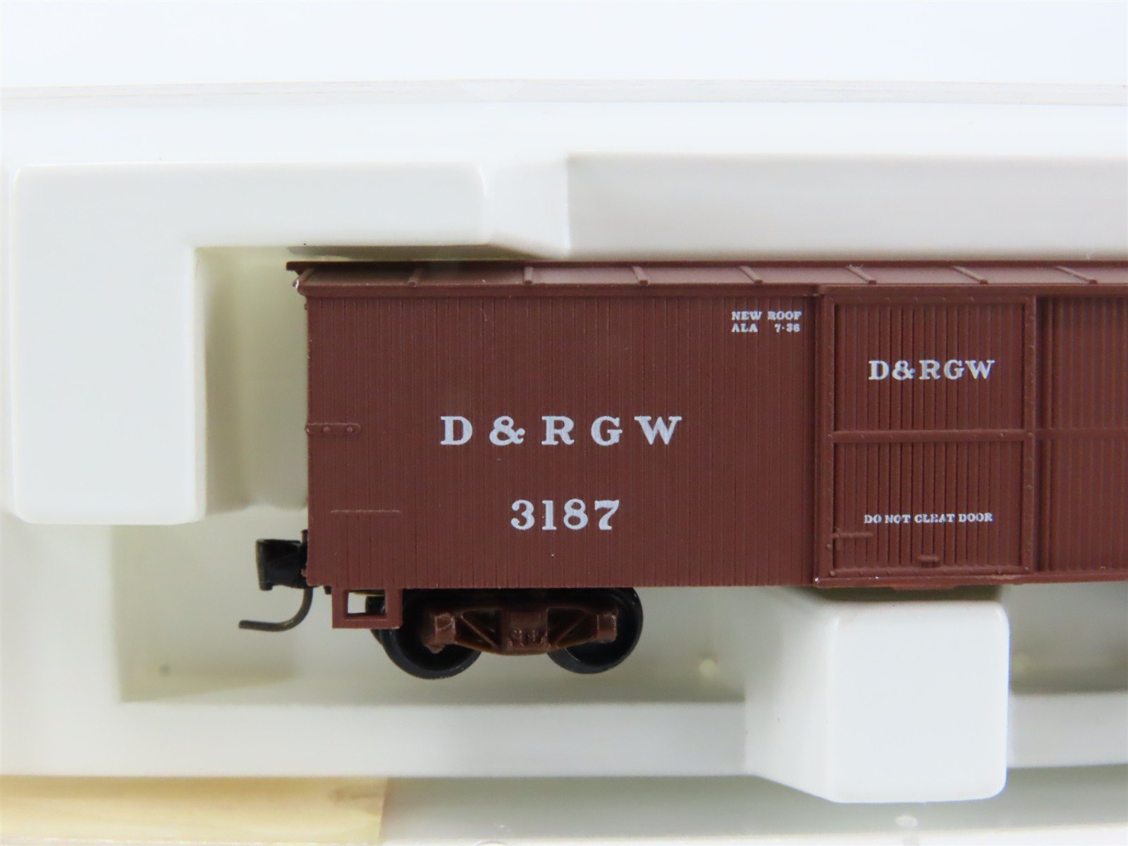 Nn3 Scale Micro-Trains MTL 15101 D&RGW Rio Grande Single Door Box Car #3187