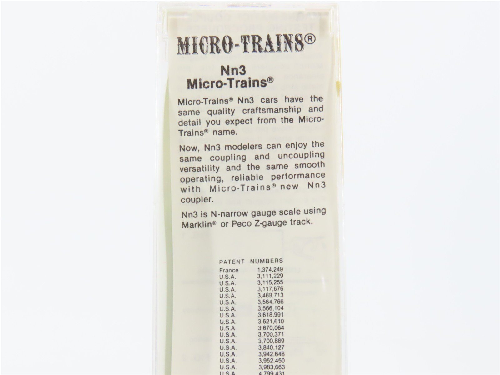 Nn3 Scale Micro-Trains MTL 15101 D&RGW Rio Grande Single Door Box Car #3187