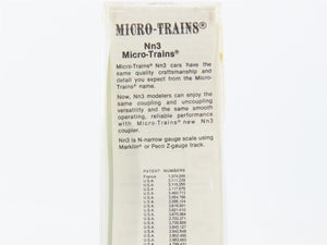 Nn3 Scale Micro-Trains MTL 15101 D&RGW Rio Grande Single Door Box Car #3187