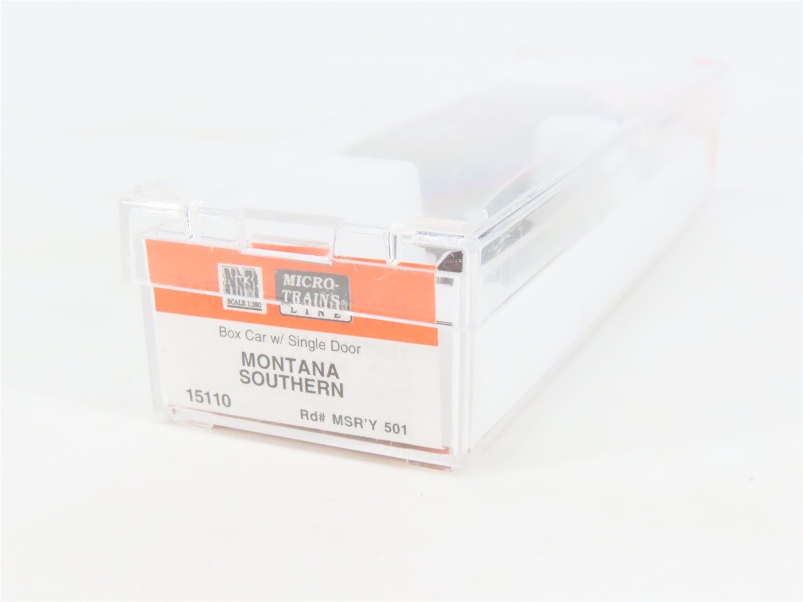 Nn3 Scale Micro-Trains MTL 15110 MSR'Y Montana Southern Single Door Box Car #501