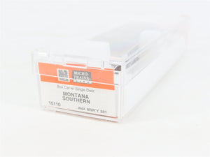 Nn3 Scale Micro-Trains MTL 15110 MSR'Y Montana Southern Single Door Box Car #501
