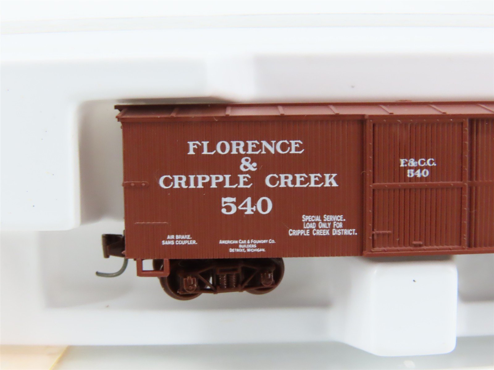Nn3 Scale Micro-Trains MTL 15104 F&CC Florence & Cripple Creek 30' Box Car #540