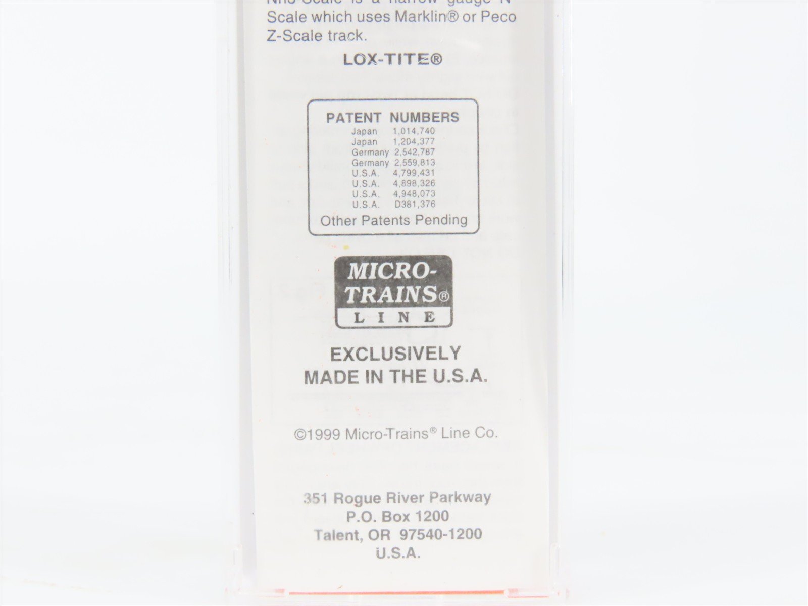 Nn3 Scale Micro-Trains MTL 15104 F&CC Florence & Cripple Creek 30' Box Car #540