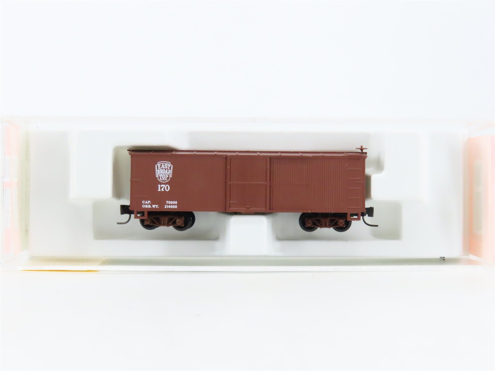 Nn3 Scale Micro-Trains MTL 15107 East Broad Top 30' Single Door Box Car #170