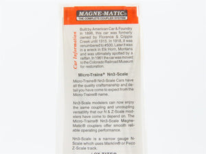 Nn3 Scale Micro-Trains MTL 15110 MSR'Y Montana Southern 30' Box Car #500