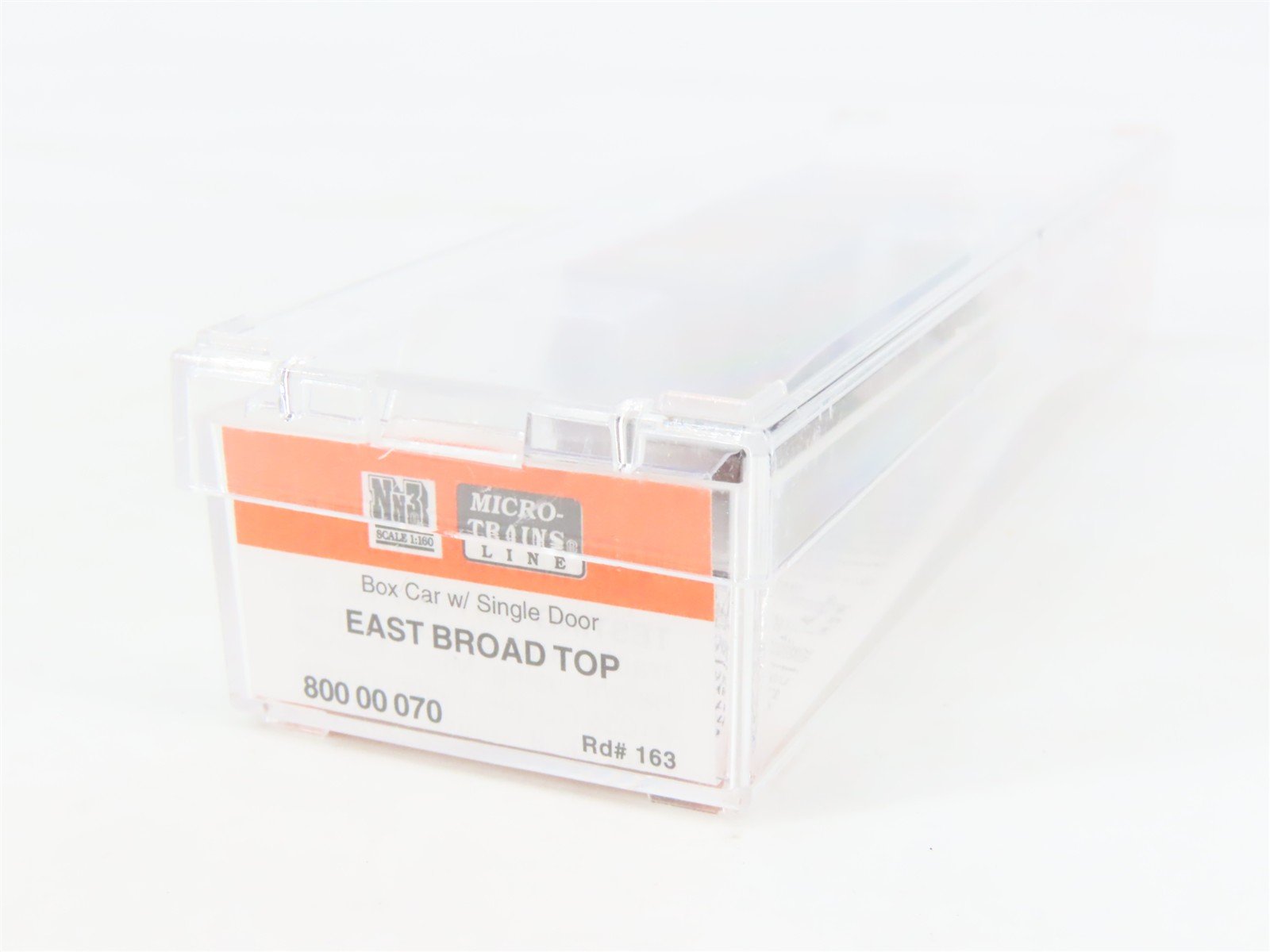 Nn3 Scale Micro-Trains MTL 80000070 East Broad Top Single Door Box Car #163