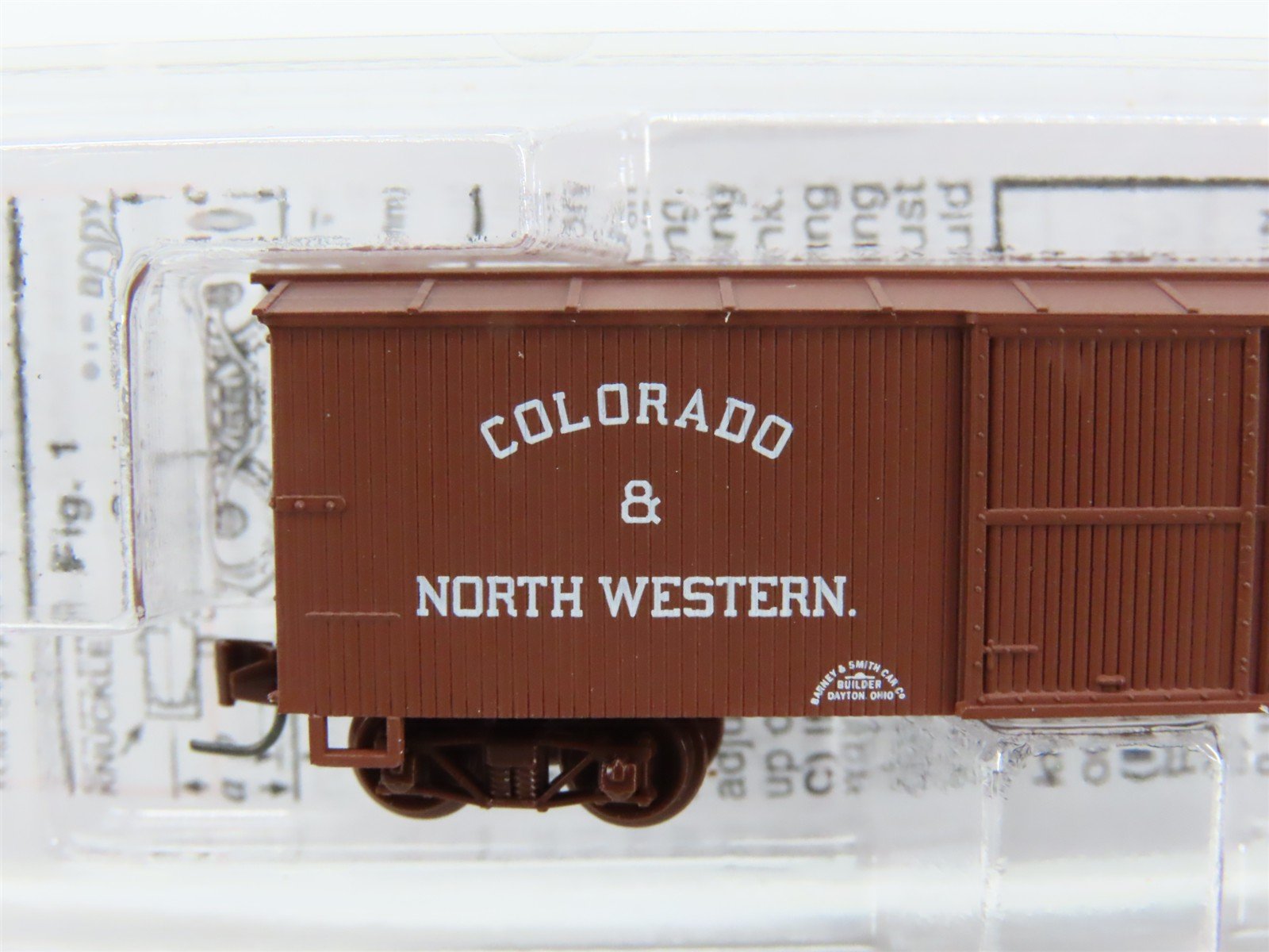 Nn3 Micro-Trains MTL 80000080 C&N Colorado & Northwestern 30' Box Car #1024