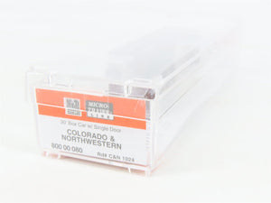 Nn3 Micro-Trains MTL 80000080 C&N Colorado & Northwestern 30' Box Car #1024