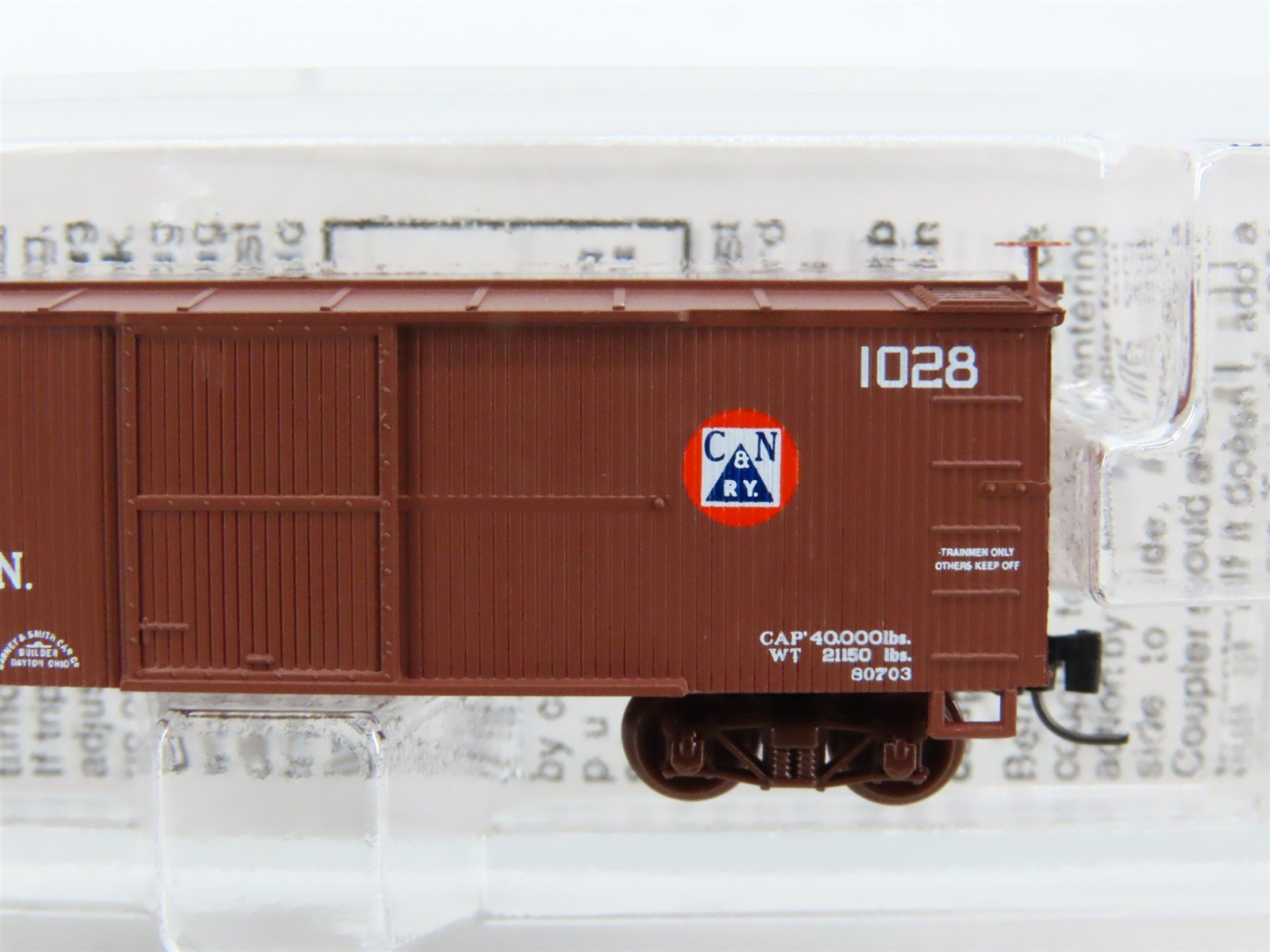 Nn3 Scale Micro-Trains MTL 15108 C&N Colorado & Northwestern 30' Box Car #1028