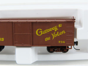 Nn3 Scale Micro-Trains MTL 15111 White Pass & Yukon 30' Single Door Box Car #734