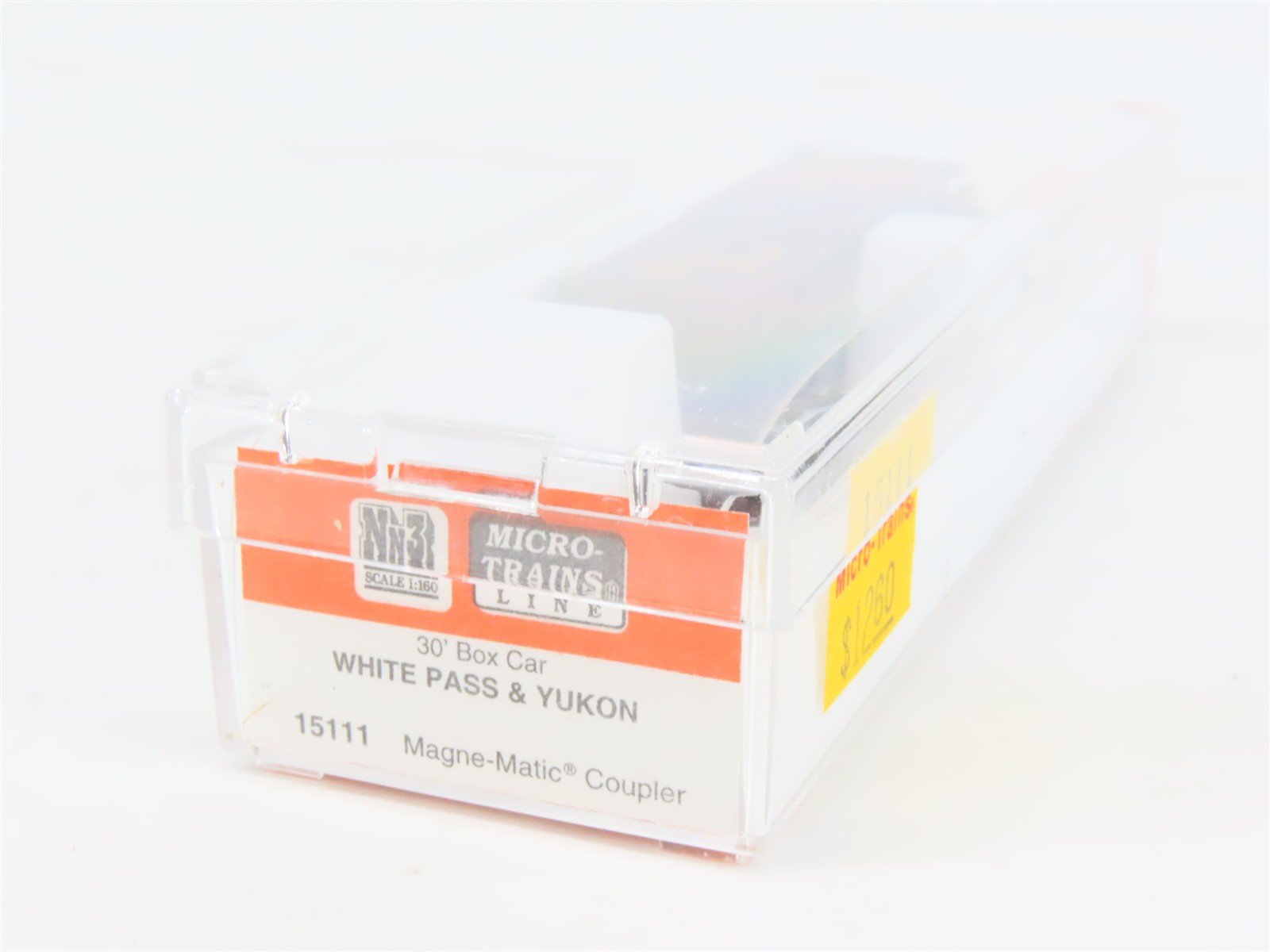 Nn3 Scale Micro-Trains MTL 15111 White Pass & Yukon 30' Single Door Box Car #734