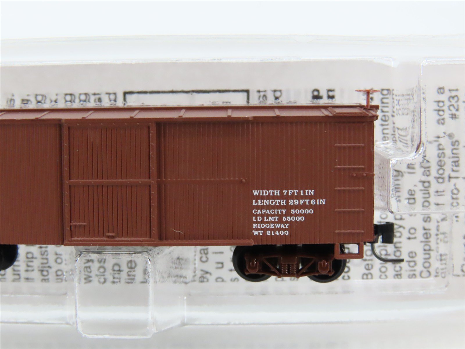 Nn3 Scale Micro-Trains MTL 80000130 RGS Rio Grande Southern 30' Box Car #8506