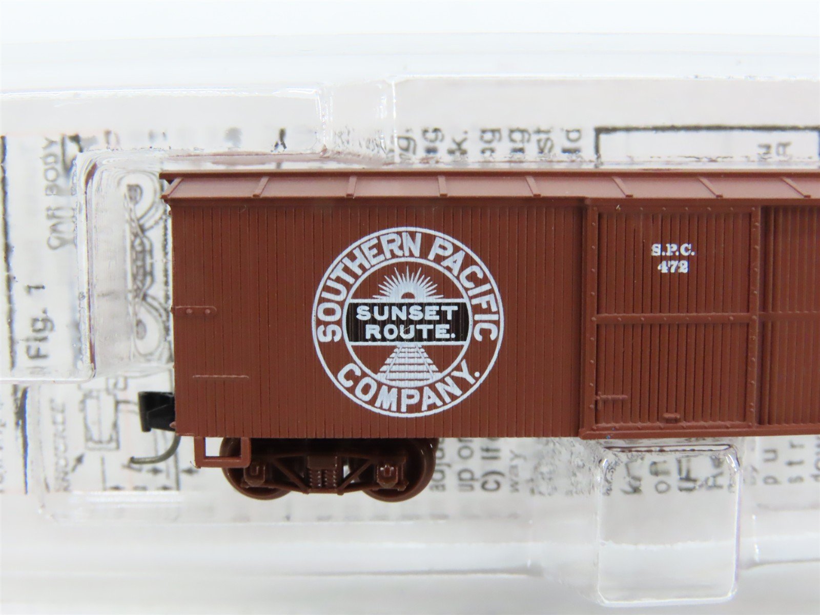 Nn3 Micro-Trains MTL 80000020 SPC Southern Pacific Company 30' Box Car #472
