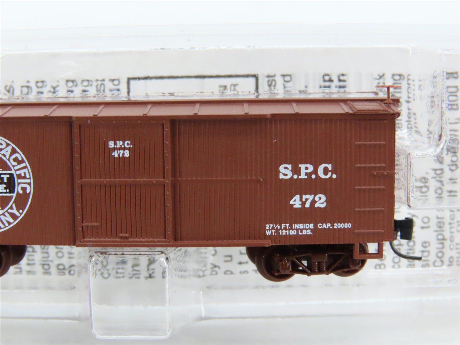 Nn3 Micro-Trains MTL 80000020 SPC Southern Pacific Company 30' Box Car #472