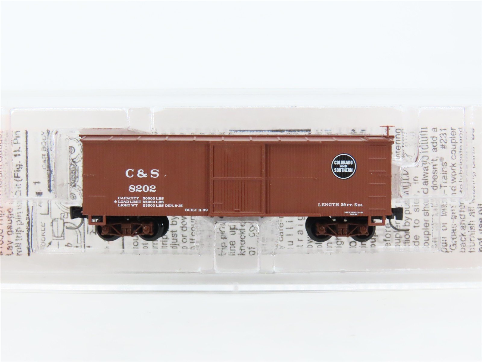 Nn3 Micro-Trains MTL 15106 C&S Colorado & Southern 30' Single Door Box Car #8202