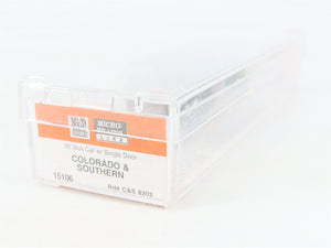 Nn3 Micro-Trains MTL 15106 C&S Colorado & Southern 30' Single Door Box Car #8202
