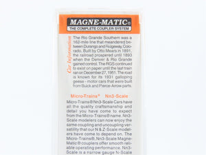 Nn3 Scale Micro-Trains MTL 15113 RGS Rio Grande Southern 30' Box Car #8512