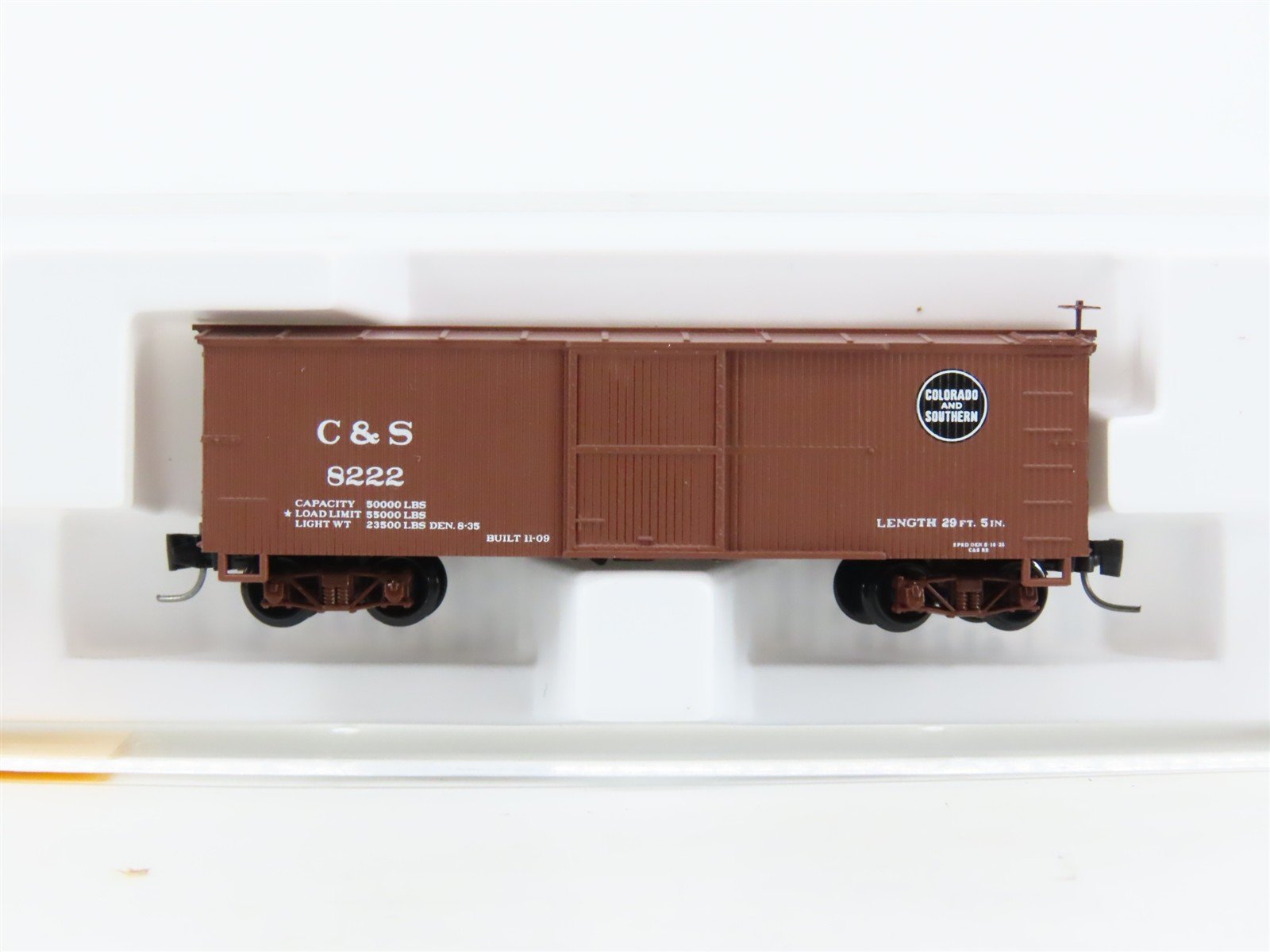 Nn3 Scale Micro-Trains MTL 15106 C&S Colorado & Southern 30' Box Car #8222