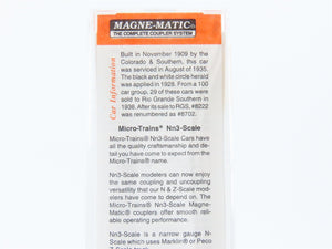 Nn3 Scale Micro-Trains MTL 15106 C&S Colorado & Southern 30' Box Car #8222