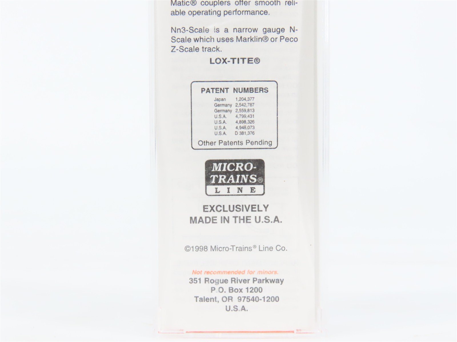Nn3 Scale Micro-Trains MTL 15106 C&S Colorado & Southern 30' Box Car #8222