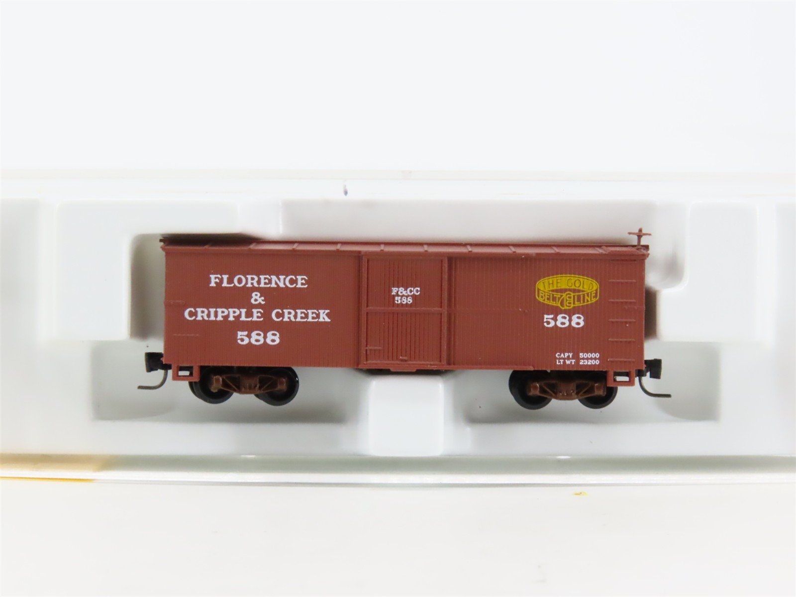 Nn3 Scale Micro-Trains MTL 15104 F&CC Florence & Cripple Creek Box Car #588