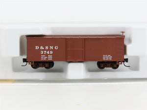 Nn3 Scale Micro-Trains MTL 15105 D&SNG Durango & Silverton 30' Box Car #3749