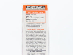 Nn3 Scale Micro-Trains MTL 80000130 RGS Rio Grande Southern 30' Box Car #8506