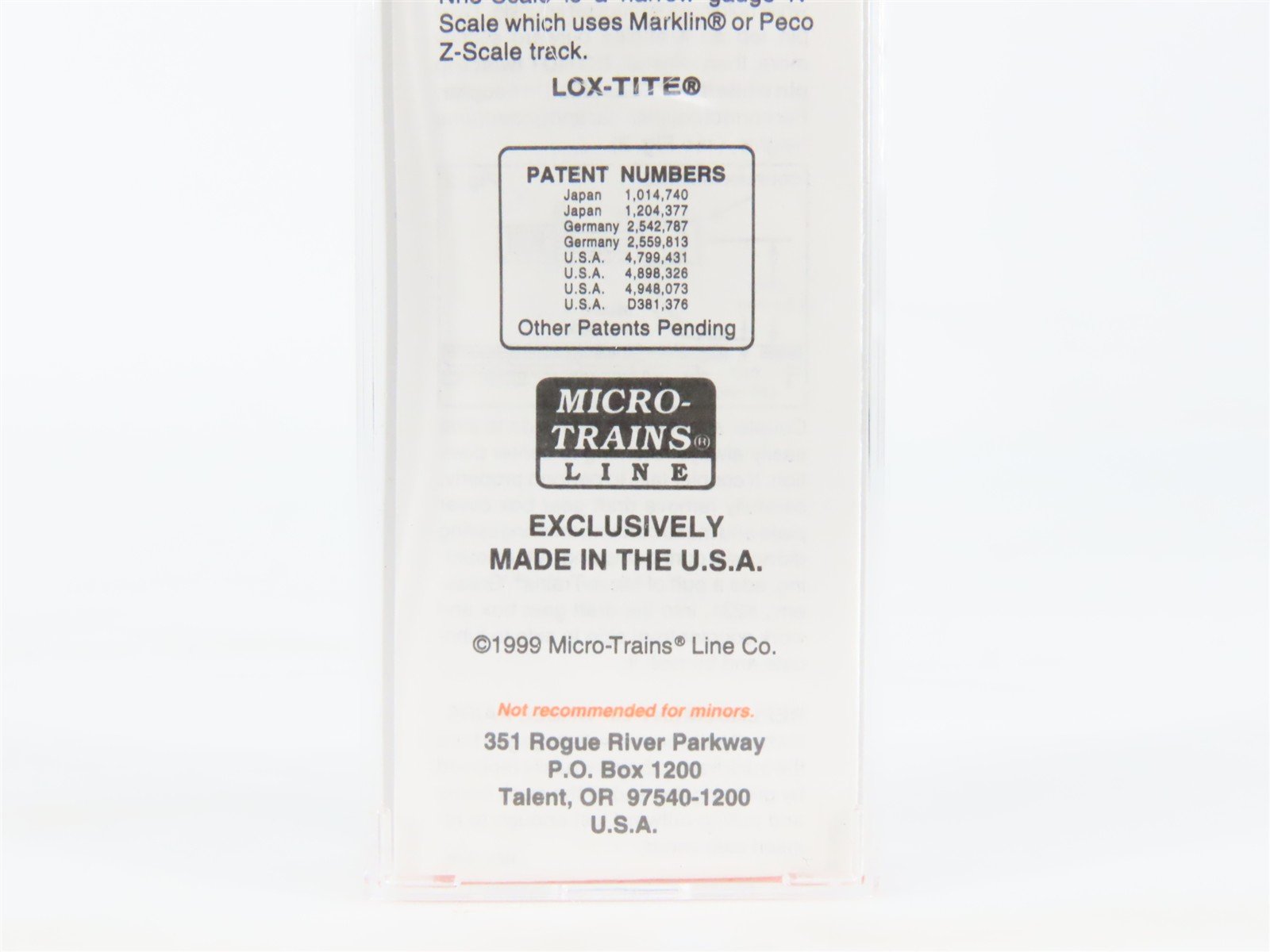 Nn3 Scale Micro-Trains MTL 15112 D&RGW Rio Grande 30' Single Door Box Car #3270