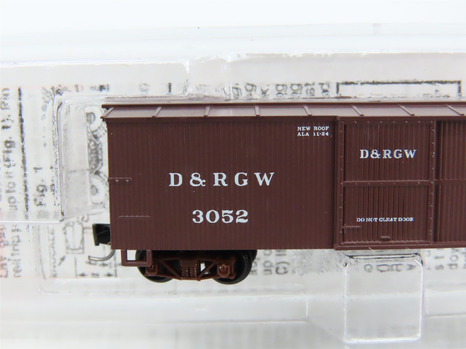 Nn3 Scale Micro-Trains MTL 15101 D&RGW Rio Grande Single Door Box Car #3052