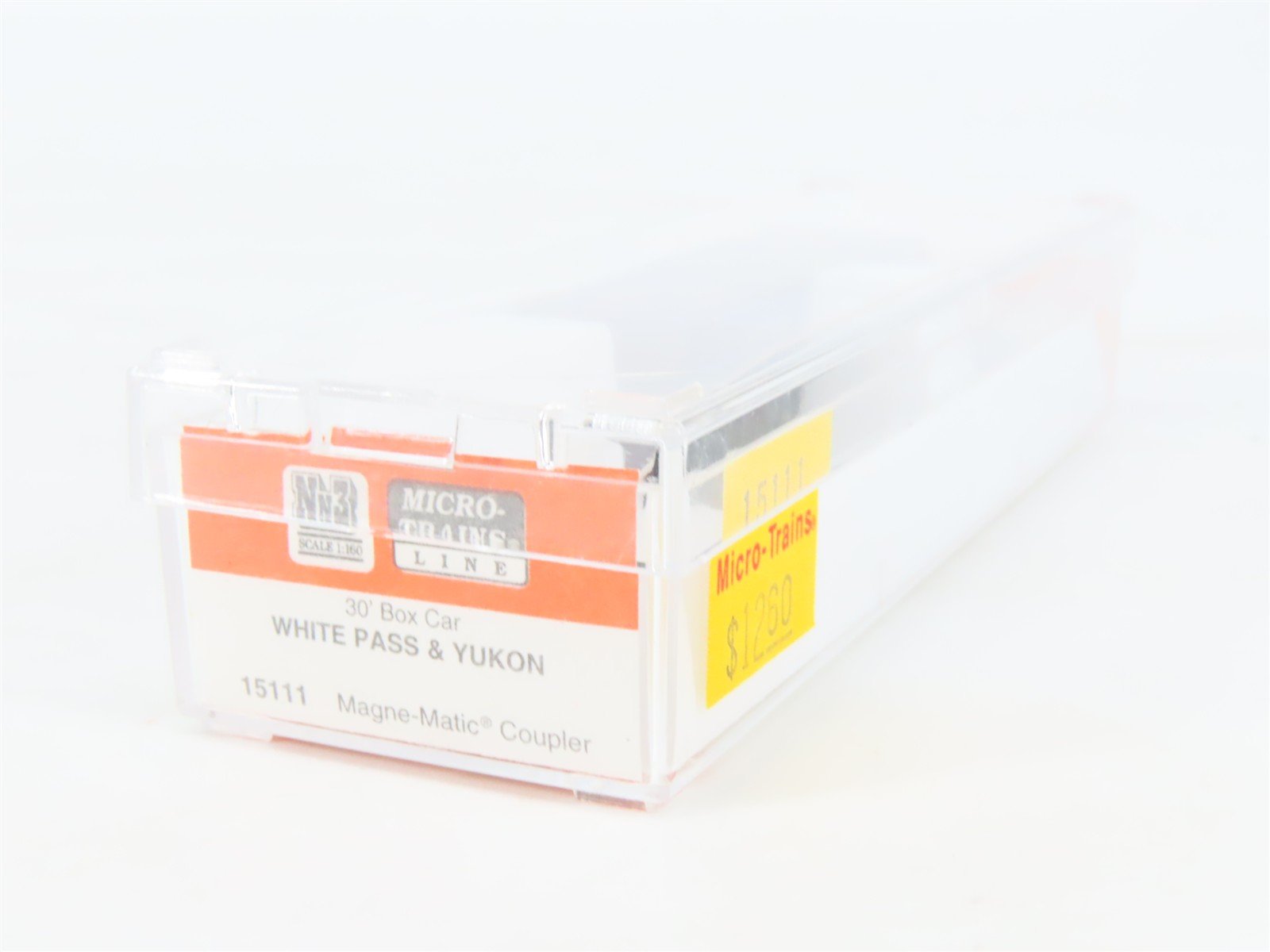Nn3 Scale Micro-Trains MTL 15111 White Pass & Yukon 30' Single Door Box Car #734