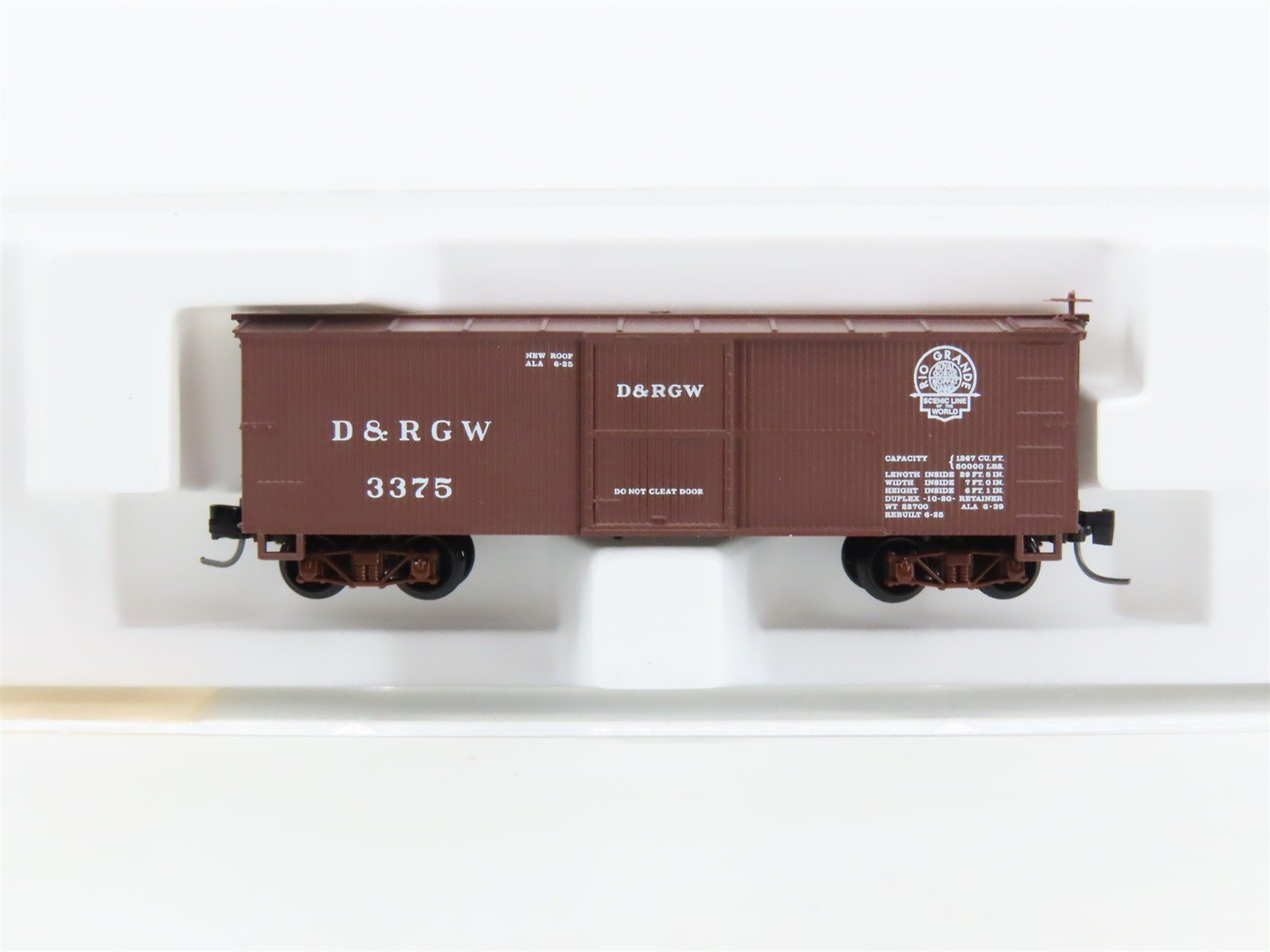 Nn3 Scale Micro-Trains MTL 15101 D&RGW Rio Grande 30' Single Door Box Car #3375