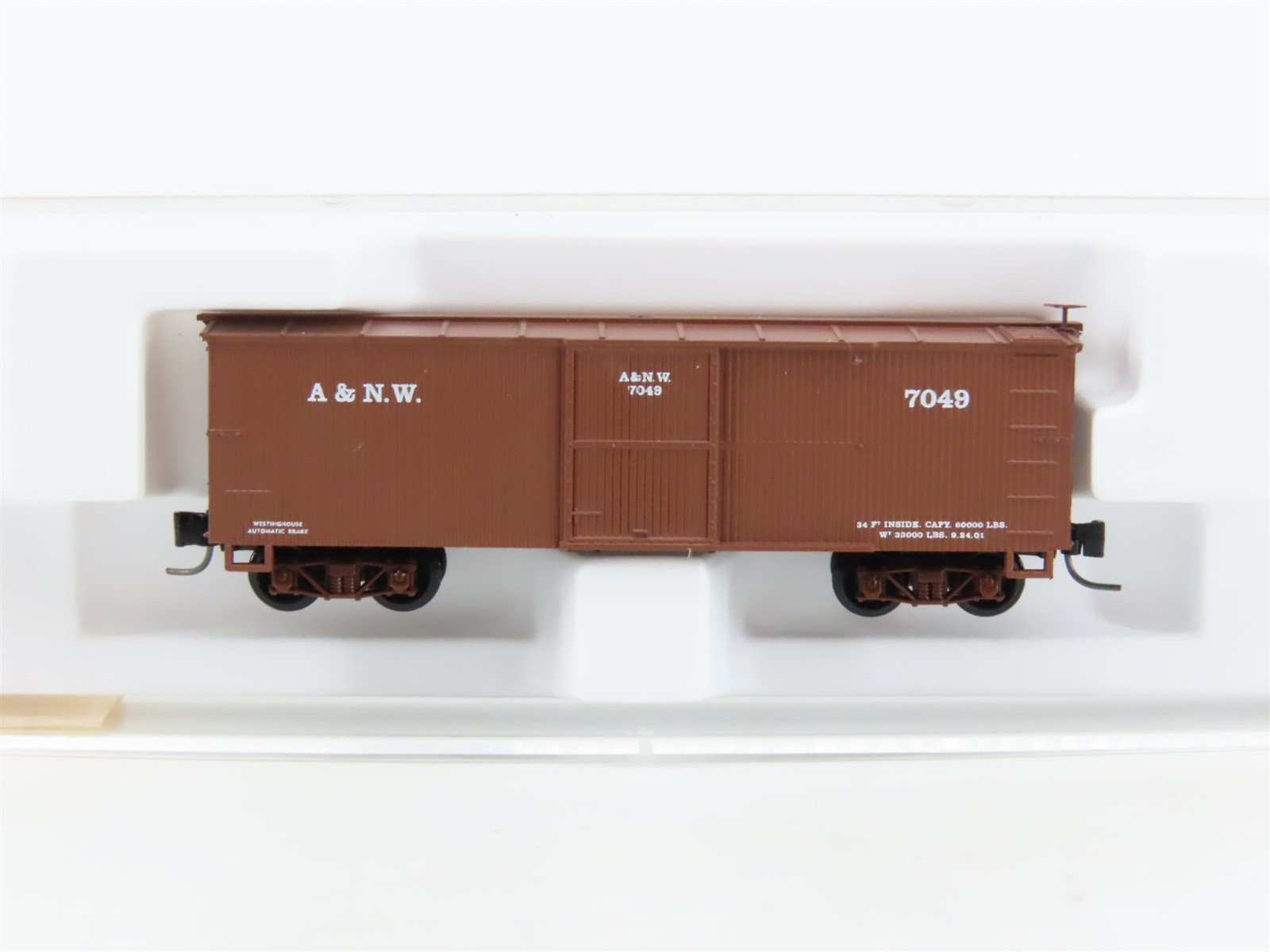Nn3 Scale Micro-Trains MTL 15114 A&NW Austin & North Western 30' Box Car #7049