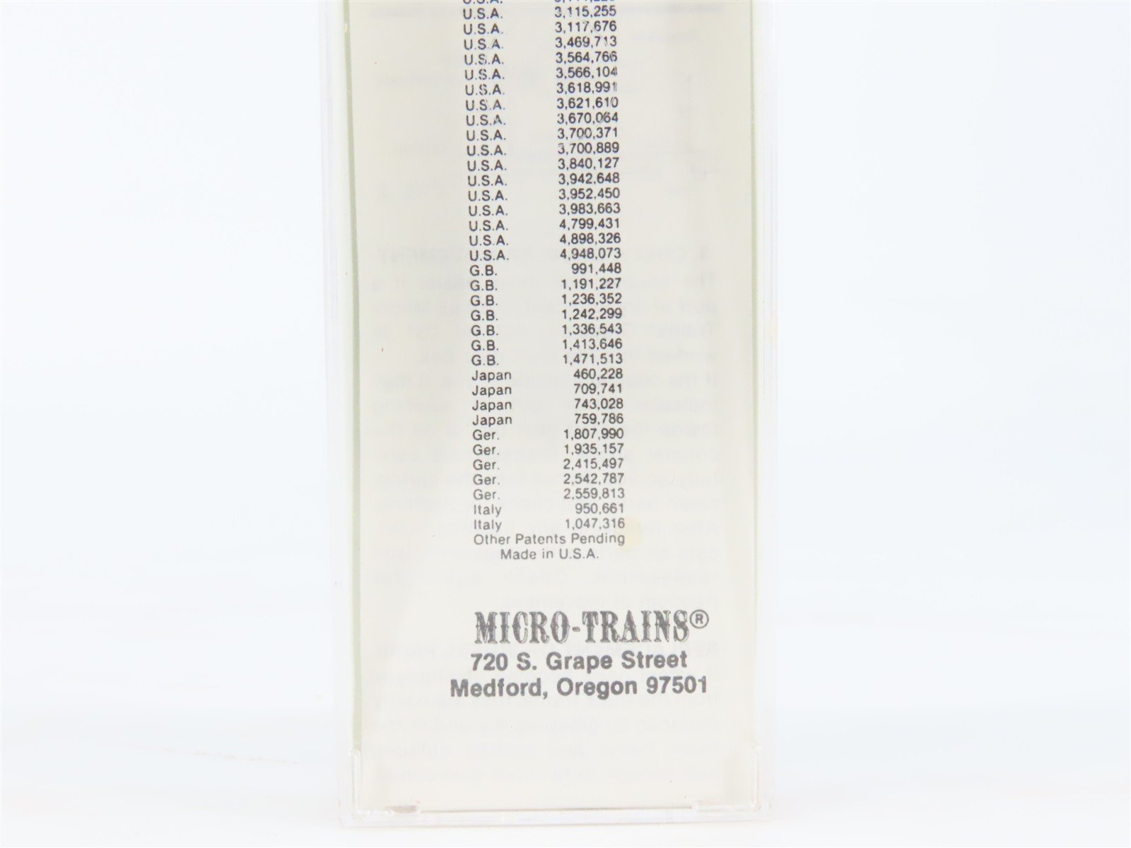 Nn3 Scale Micro-Trains MTL 15101 D&RGW Rio Grande Single Door Box Car #3187