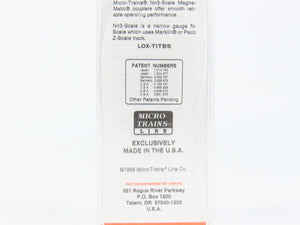 Nn3 Scale Micro-Trains MTL 15109 V&T Virginia & Truckee 30' Box Car #1013
