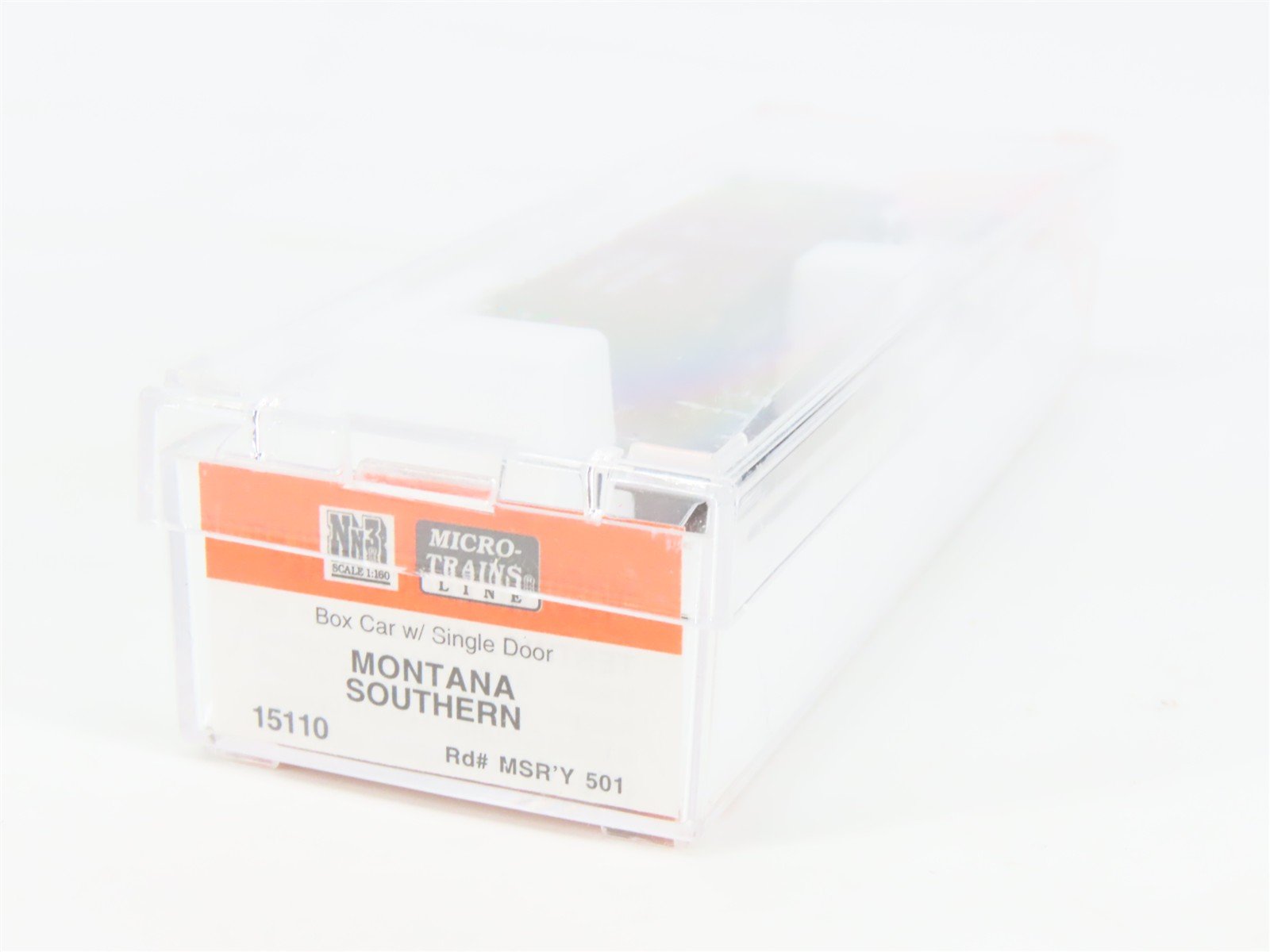 Nn3 Scale Micro-Trains MTL 15110 MSR'Y Montana Southern Single Door Box Car #501