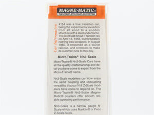 Nn3 Scale Micro-Trains MTL 15107 East Broad Top 30' Single Door Box Car #154