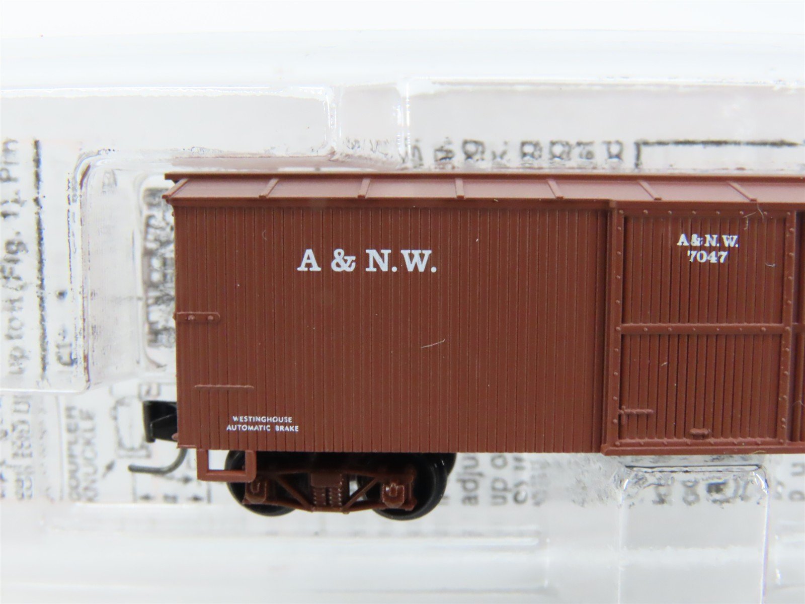 Nn3 Scale Micro-Trains MTL 80000140 A&NW Austin & North Western Box Car #7047