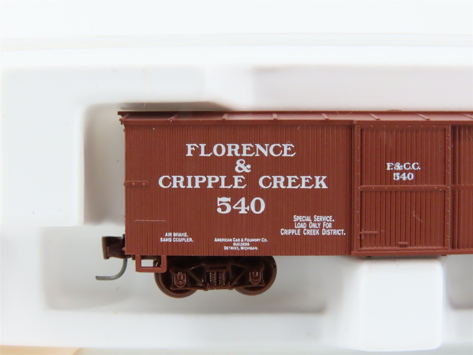 Nn3 Scale Micro-Trains MTL 15104 F&CC Florence & Cripple Creek 30' Box Car #540