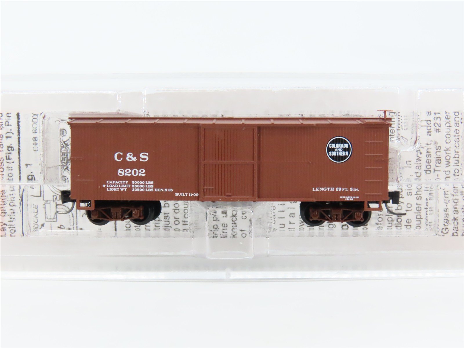 Nn3 Scale Micro-Trains MTL 15106 C&S Colorado & Southern 30' Box Car #8202