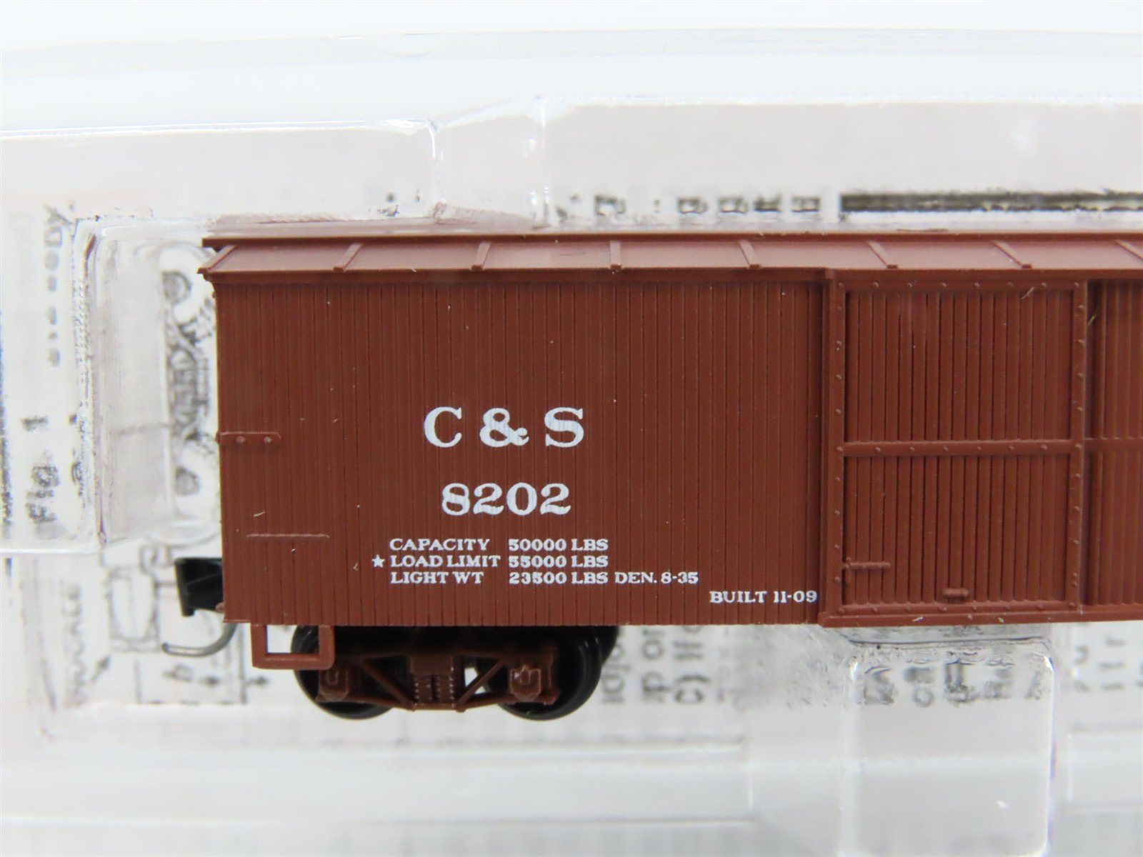 Nn3 Scale Micro-Trains MTL 15106 C&S Colorado & Southern 30' Box Car #8202