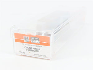 Nn3 Scale Micro-Trains MTL 15106 C&S Colorado & Southern 30' Box Car #8202