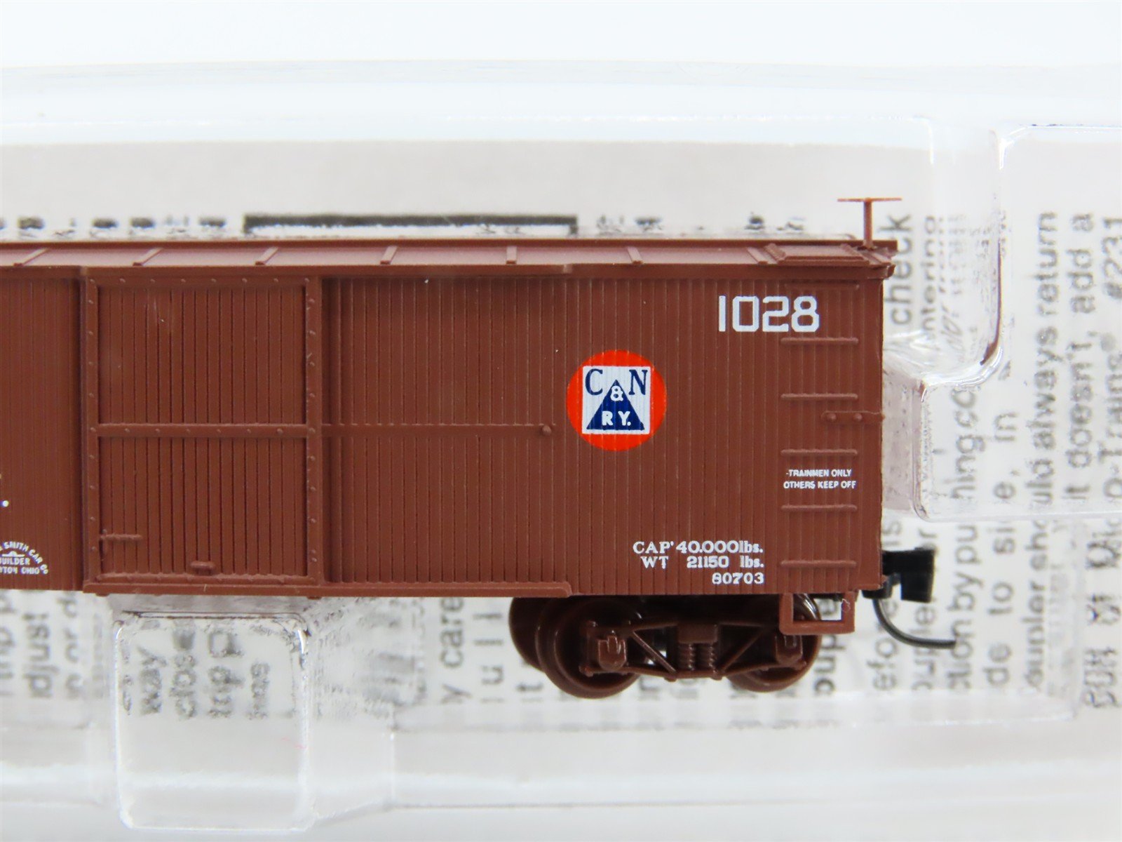 Nn3 Scale Micro-Trains MTL 15108 C&N Colorado & Northwestern 30' Box Car #1028