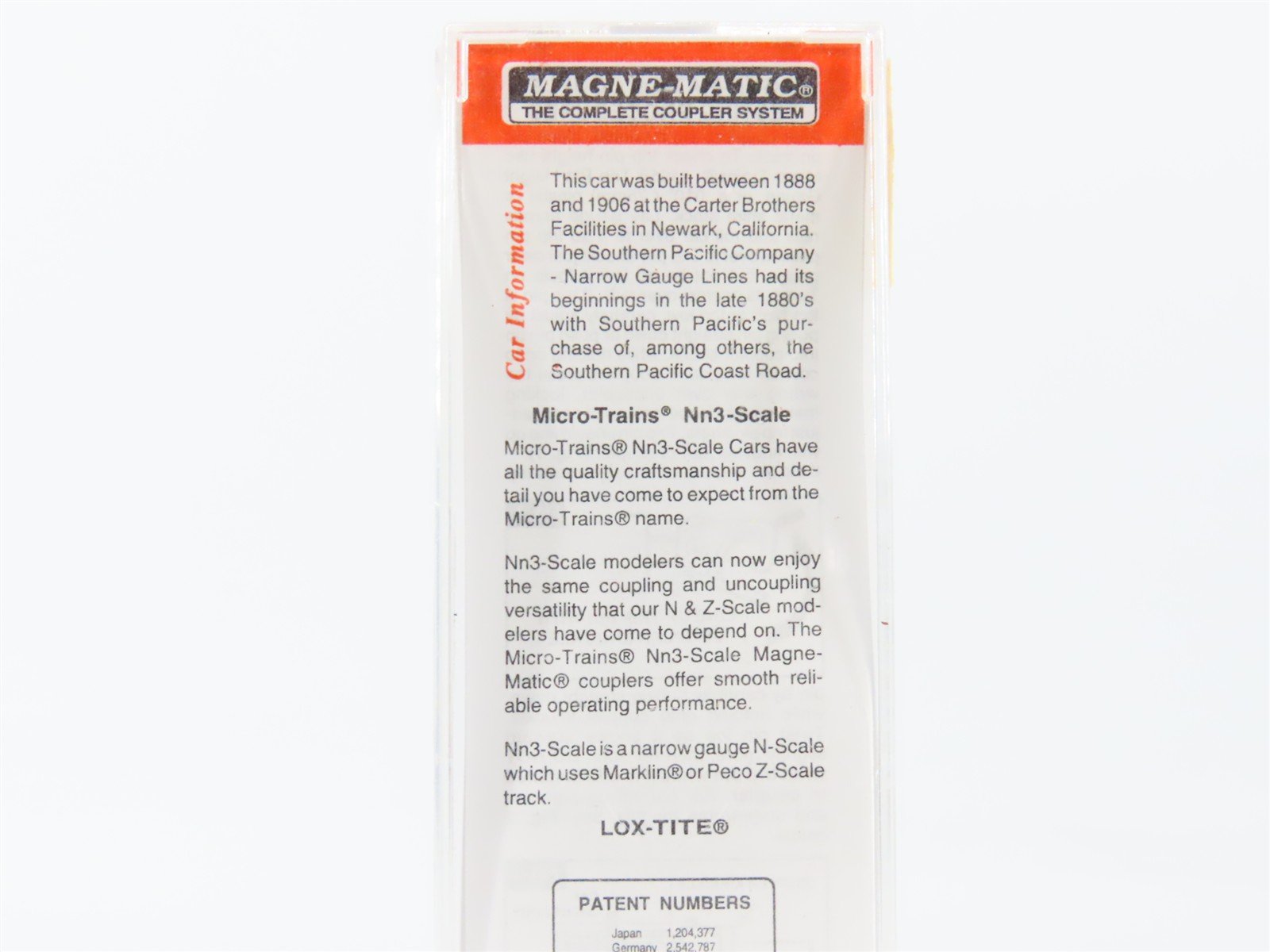 Nn3 Scale Micro-Trains MTL 15102 SPC Southern Pacific Company 30' Box Car #478