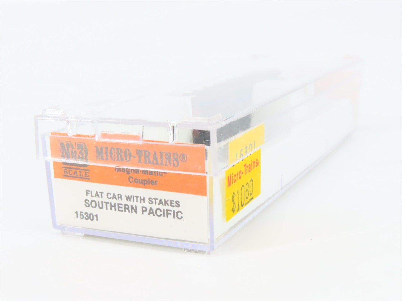 Nn3 Scale Micro-Trains MTL 15301 SP Southern Pacific Flat Car #478 w/ Stakes